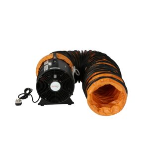 StarTech 280W Portable Ventilator Fan Black and Orange StarTech 280W Portable Ventilator Fan Black and Orange